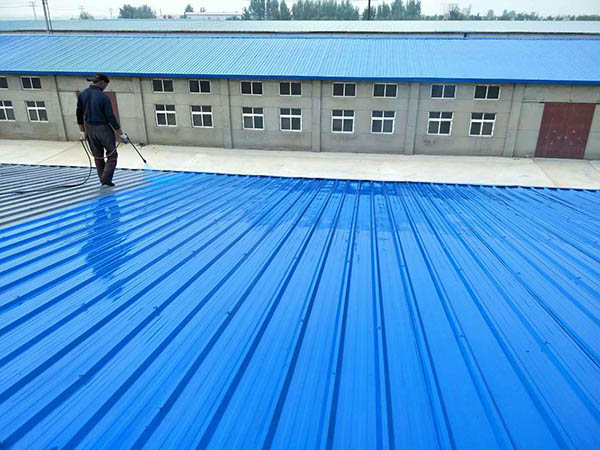 新青 彩钢瓦喷漆翻新工业厂房、仓库